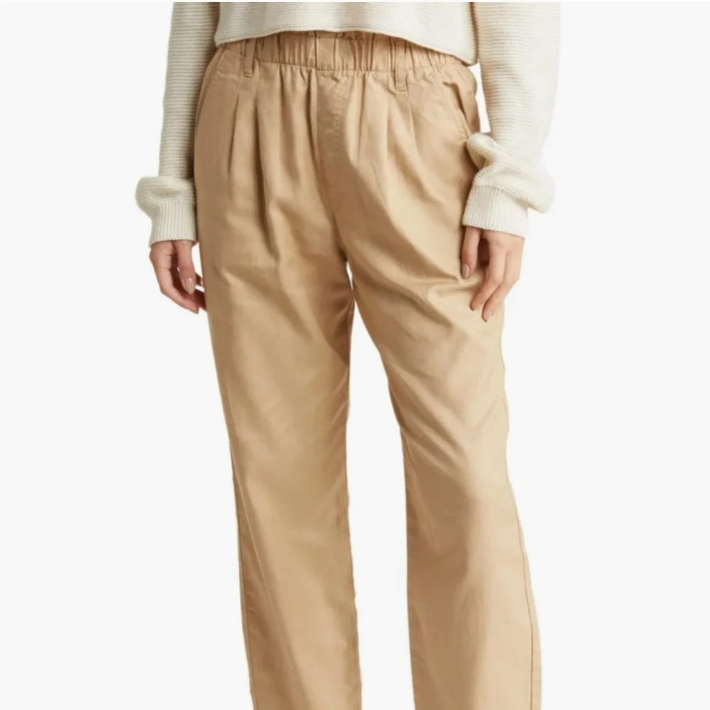 Sanctuary Women's super high-rise pants, straight leg, sz L, lyocell, pull-on. - Picture 5 of 16